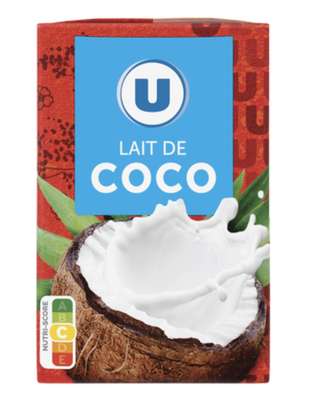 Lait de coco, U (200 ml)