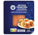 Saumon fumé Atlantique, U (4 à 6 petites tranches, 150 g)