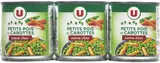 Petits pois extra-fins et carottes à l'étuvée, U (3 x 190 g)