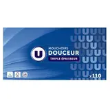 Boîte de mouchoirs blancs douceur 3 plis, U (x 110)