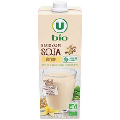 Boisson végétale soja vanille BIO, U (1 L)