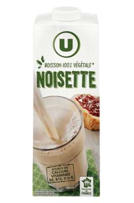 Boisson végetale saveur noisette, U (1 L)