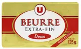 Beurre extra-fin doux 82% mg, U (125 g)