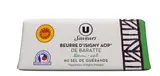 Beurre d'Isigny AOP 1/2 sel de baratte moulé, U (250 g)