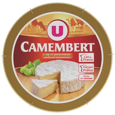 Camembert pasteurisé, U (250 g)