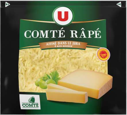 Comté AOP au lait cru râpé, U (140 g)