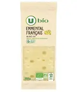 Emmental au lait pasteurisé BIO, U BIO (350 g)