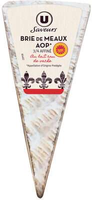 Pointe de brie de Meaux AOP au lait cru, U Saveurs (200 g)