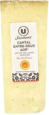 Cantal entre-deux AOP, U Saveurs (220 g)