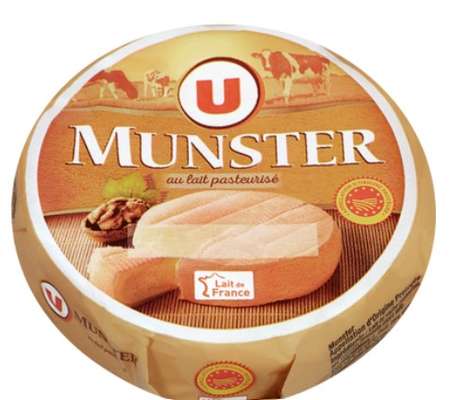Petit Munster AOP au lait pasteurisé 27% de MG, U (200 g)