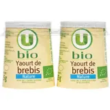 Yaourts bio nature au lait de brebis BIO, U (2 x 125 g)