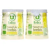 Yaourt au lait de brebis saveur citron BIO, U (2 x 125 g)