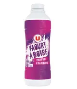 Yaourt à boire parfum framboise, U (850 g)