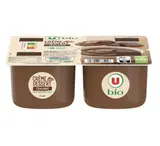 Crème dessert au chocolat BIO, U (4 x 95 g)