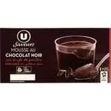 Mousse au chocolat noir, U (2 x 90 g)