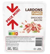 Lardons fumés, Prix Mini (200 g)