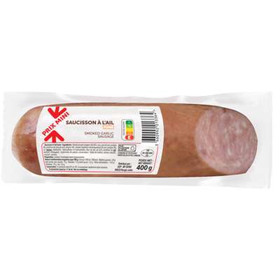 Saucisson à l'ail fumé, Prix Mini (400 g)