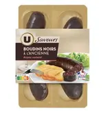 Boudin noir à l'ancienne, U Saveurs (2 x 125 g)