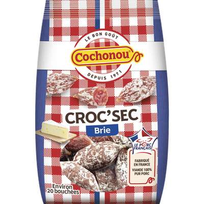 Mini saucissons au brie, Cochonou (x 20, 130 g)