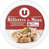Rillettes du Mans pur porc, U (400 g)