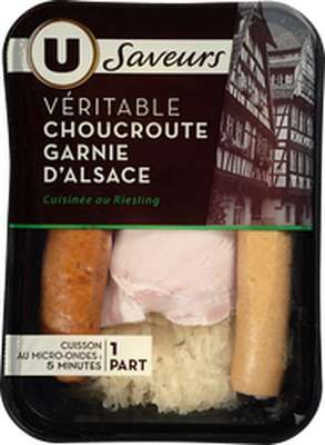 Choucroute garnie alsacienne, U (390 g)