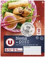 Nems au porc + sauce nuoc mam, U (x 4)