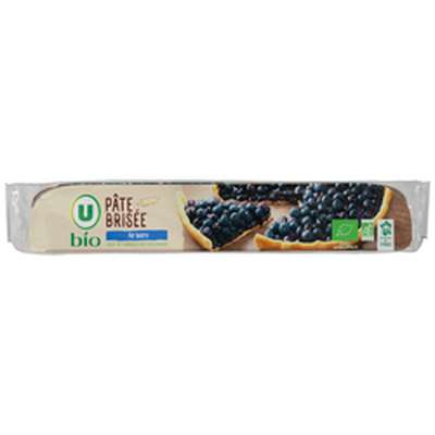 Pâte à tarte brisée pur beurre BIO, U (230 g)