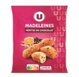 Madeleines coquilles aux pépites de chocolat, U (400 g)
