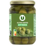 Olives vertes entières, U (200 g)