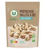Pistaches grillées à sec sans sel ajouté, U BIO (75 g)