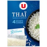 Riz long Thai en sachets cuisson, U (4 sachets, 500 g)