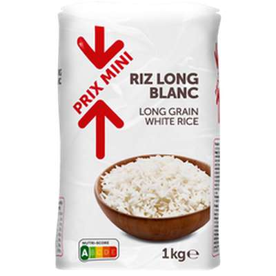 Riz long blanc, PRIX MINI (1 Kg)
