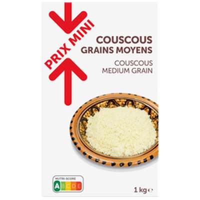 Semoule grains moyens, Pric Mini (1 Kg)