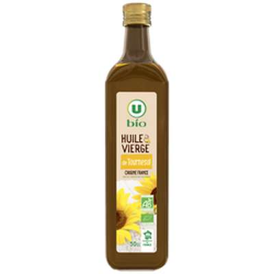 Huile vierge de tournesol BIO, U (50 cl)
