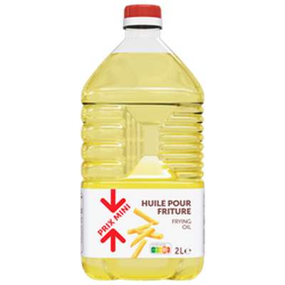 Huile végétale de friture, Prix Mini (2 L)