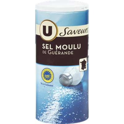Sel Moulu de Guérande, U Saveurs (250 g)