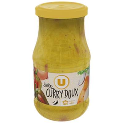 Sauce curry doux, U (420 g)