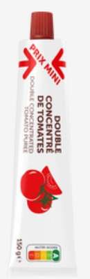 Double concentré de tomates, Prix Mini (150 g)