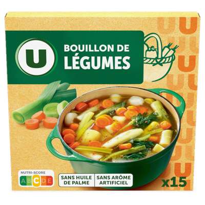 Bouillon de légumes en cubes, U (x 15, 150 g)