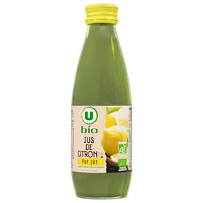 Pur jus de citron BIO, U (25 cl)
