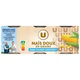 Maïs doux en grains sans sucres ajoutés, U (3 x 140 g)