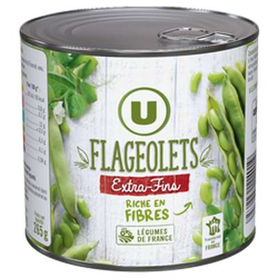 Flageolets verts extra-fin, U (265 g)