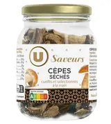 Cèpes séchés, U SAVEURS (40 g)