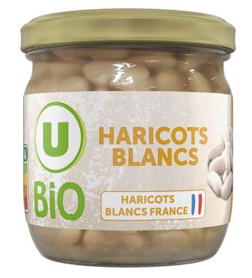 Haricots blancs, U BIO (205 g)
