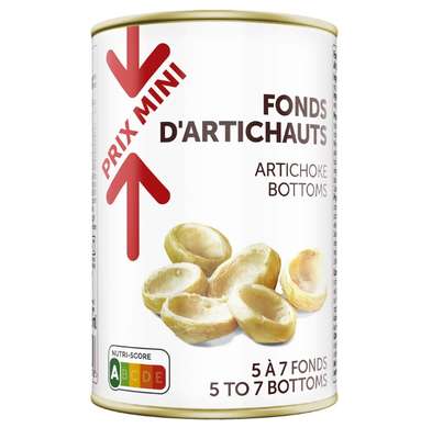 Fonds d'artichauts, Prix Mini (210 g)