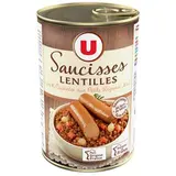Saucisses aux lentilles, U (420 g)