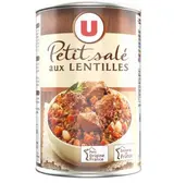 Petit salé aux lentilles, U (420g)