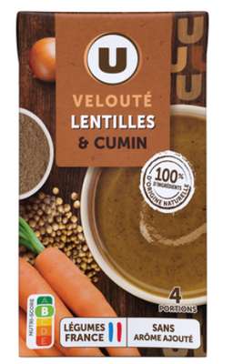 Veloute de lentilles U (1 L)