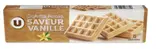 Gaufrettes fourrées saveur vanille, U (110 g)