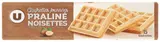 Gaufrettes fourrées praliné noisette, U (110 g)